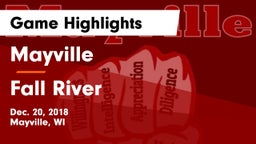 Mayville  vs Fall River  Game Highlights - Dec. 20, 2018