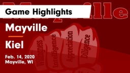 Mayville  vs Kiel  Game Highlights - Feb. 14, 2020