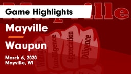 Mayville  vs Waupun  Game Highlights - March 6, 2020