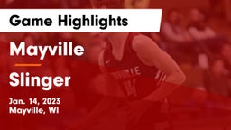 Mayville  vs Slinger  Game Highlights - Jan. 14, 2023