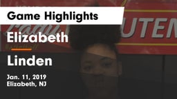 Elizabeth  vs Linden  Game Highlights - Jan. 11, 2019