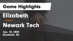 Elizabeth  vs Newark Tech  Game Highlights - Jan. 18, 2020