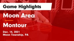 Moon Area  vs Montour  Game Highlights - Dec. 14, 2021