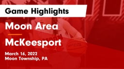 Moon Area  vs McKeesport  Game Highlights - March 16, 2022