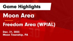 Moon Area  vs Freedom Area  (WPIAL) Game Highlights - Dec. 21, 2023