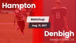 Matchup: Hampton  vs. Denbigh  2017