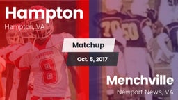 Matchup: Hampton  vs. Menchville  2017