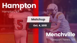 Matchup: Hampton  vs. Menchville  2018