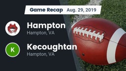 Recap: Hampton  vs. Kecoughtan  2019