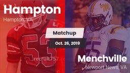 Matchup: Hampton  vs. Menchville  2019