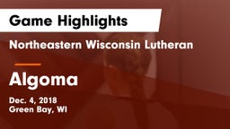 Northeastern Wisconsin Lutheran  vs Algoma  Game Highlights - Dec. 4, 2018