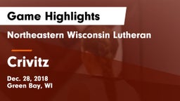 Northeastern Wisconsin Lutheran  vs Crivitz Game Highlights - Dec. 28, 2018