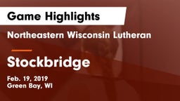 Northeastern Wisconsin Lutheran  vs Stockbridge Game Highlights - Feb. 19, 2019