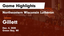 Northeastern Wisconsin Lutheran  vs Gillett Game Highlights - Dec. 4, 2020