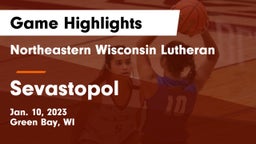 Northeastern Wisconsin Lutheran  vs Sevastopol  Game Highlights - Jan. 10, 2023