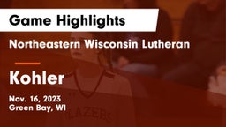 Northeastern Wisconsin Lutheran  vs Kohler  Game Highlights - Nov. 16, 2023