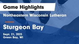 Northeastern Wisconsin Lutheran  vs Sturgeon Bay  Game Highlights - Sept. 21, 2023