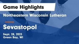 Northeastern Wisconsin Lutheran  vs Sevastopol  Game Highlights - Sept. 28, 2023