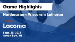 Northeastern Wisconsin Lutheran  vs Laconia  Game Highlights - Sept. 30, 2023