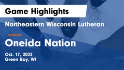 Northeastern Wisconsin Lutheran  vs Oneida Nation  Game Highlights - Oct. 17, 2023