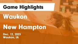 Waukon  vs New Hampton  Game Highlights - Dec. 12, 2023