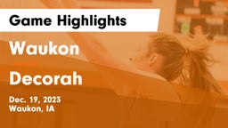 Waukon  vs Decorah  Game Highlights - Dec. 19, 2023