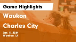 Waukon  vs Charles City  Game Highlights - Jan. 5, 2024