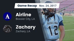 Recap: Airline  vs. Zachary  2017