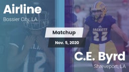 Matchup: Airline  vs. C.E. Byrd  2020