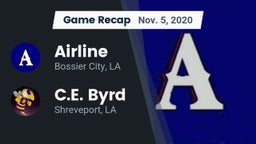 Recap: Airline  vs. C.E. Byrd  2020