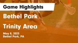 Bethel Park  vs Trinity Area  Game Highlights - May 8, 2023