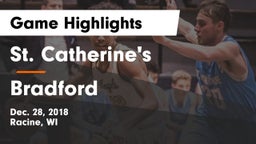 St. Catherine's  vs Bradford  Game Highlights - Dec. 28, 2018