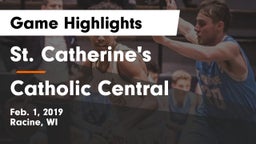 St. Catherine's  vs Catholic Central  Game Highlights - Feb. 1, 2019