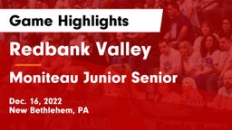 Redbank Valley  vs Moniteau Junior Senior  Game Highlights - Dec. 16, 2022