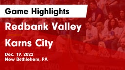 Redbank Valley  vs Karns City  Game Highlights - Dec. 19, 2022