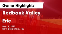 Redbank Valley  vs Erie  Game Highlights - Dec. 2, 2023