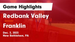 Redbank Valley  vs Franklin  Game Highlights - Dec. 2, 2023