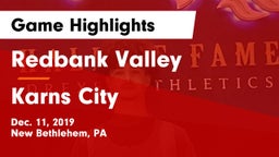 Redbank Valley  vs Karns City  Game Highlights - Dec. 11, 2019