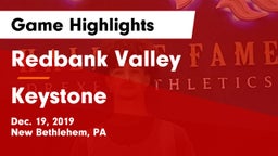 Redbank Valley  vs Keystone  Game Highlights - Dec. 19, 2019