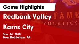 Redbank Valley  vs Karns City  Game Highlights - Jan. 24, 2020