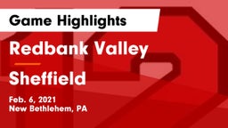 Redbank Valley  vs Sheffield  Game Highlights - Feb. 6, 2021