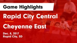 Rapid City Central  vs Cheyenne East  Game Highlights - Dec. 8, 2017