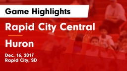 Rapid City Central  vs Huron  Game Highlights - Dec. 16, 2017