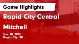 Rapid City Central  vs Mitchell  Game Highlights - Jan. 28, 2023
