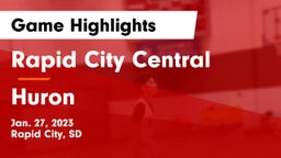 Rapid City Central  vs Huron  Game Highlights - Jan. 27, 2023