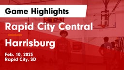 Rapid City Central  vs Harrisburg  Game Highlights - Feb. 10, 2023