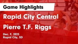 Rapid City Central  vs Pierre T.F. Riggs  Game Highlights - Dec. 9, 2023