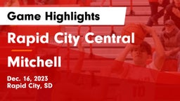Rapid City Central  vs Mitchell  Game Highlights - Dec. 16, 2023
