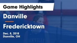Danville  vs Fredericktown  Game Highlights - Dec. 8, 2018