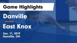 Danville  vs East Knox  Game Highlights - Jan. 11, 2019